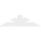 Ekena Millwork Richland Architectural Grade PVC Gable Bracket, 60"W x 17 1/2"H x 2"D x 6"F, 7/12 Pitch GBP060X18X0206RIC00 - alternate 3